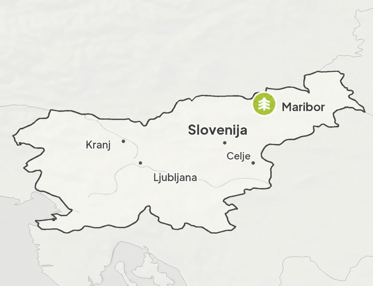 Zemljevid prodajnih mest Savadeck: Slovenija