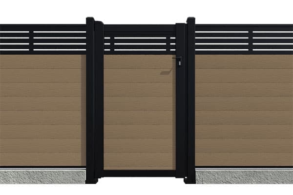 Kapija Natur sa aplikacijom - Teak