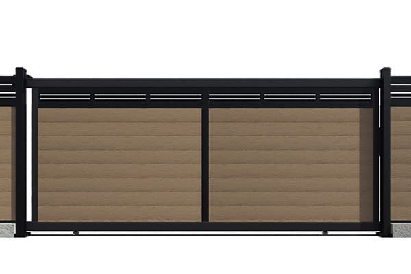 Kapija Natur sa aplikacijom - Teak