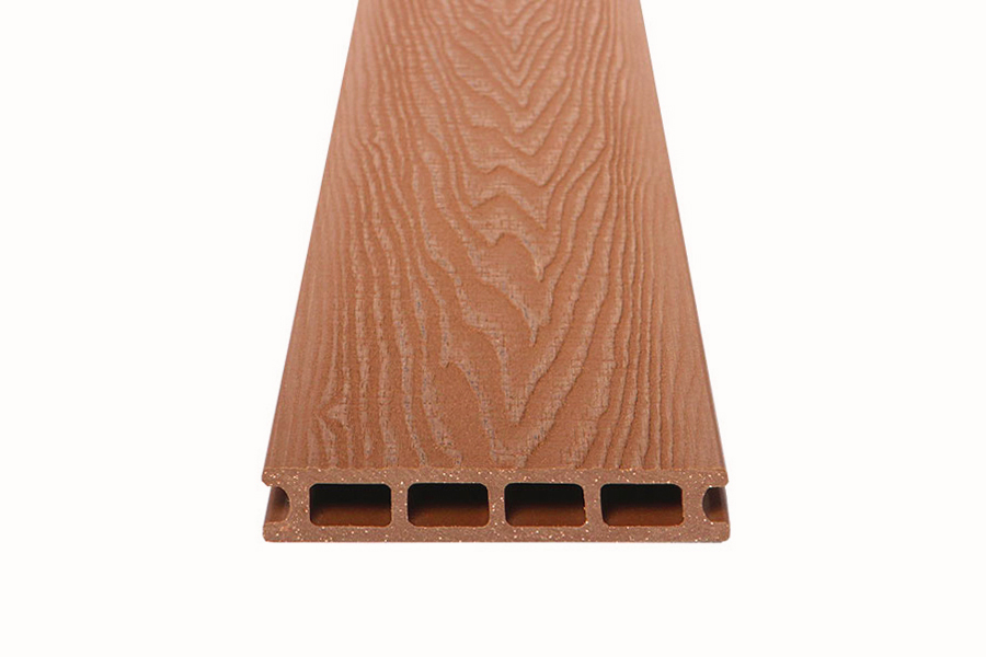 Savadeck Natur Deking Terracotta – преден приказ на шуплив профил