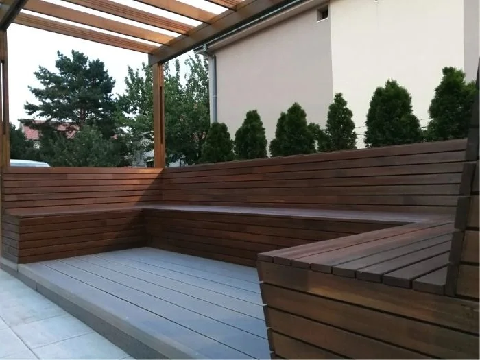 Living în aer liber